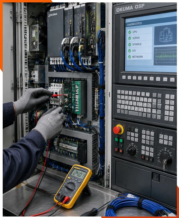 Ремонт систем ЧПУ Okuma OSP в Кохме